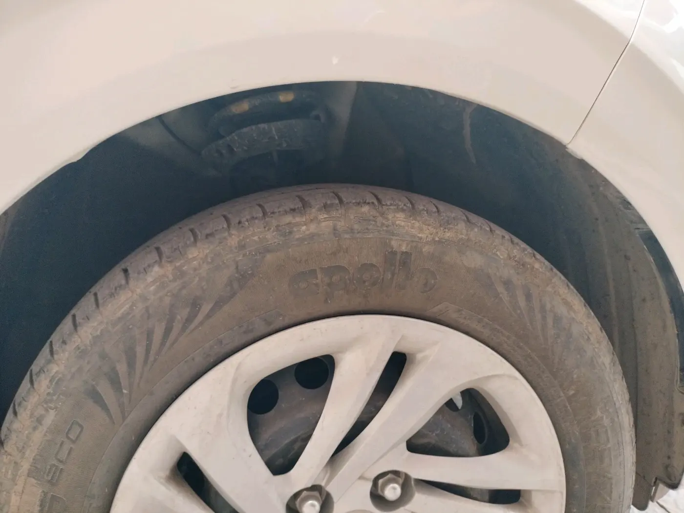 2021 Hyundai AURA S 1.2 CNG, CNG, Manual, 44,969 km, tyre