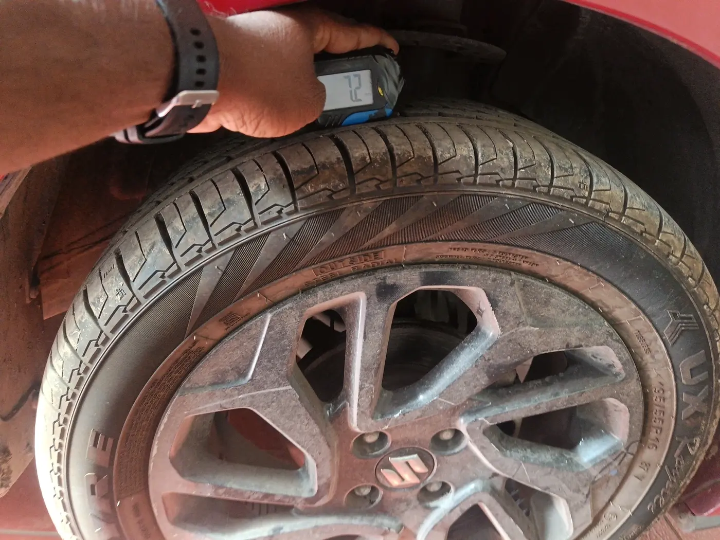 2019 Maruti Baleno ALPHA CVT PETROL 1.2, Petrol, Automatic, 64,803 km, tyre