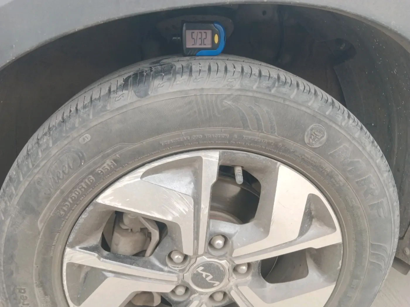 2022 KIA SONET HTX 1.5 AT, Diesel, Automatic, 61,474 km, tyre