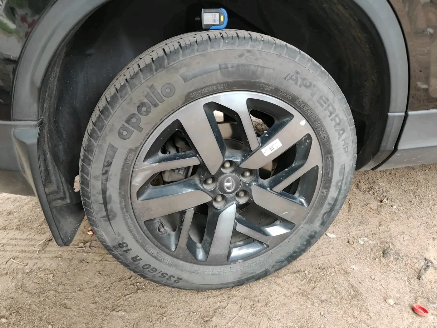 2023 Tata Harrier XZA PLUS 2.0L DARK EDITION, Diesel, Automatic, 45,343 km, tyre