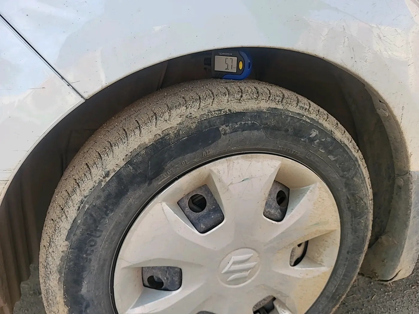 2023 Maruti New Wagon-R VXI CNG 1.0, CNG, Manual, 34,548 km, tyre
