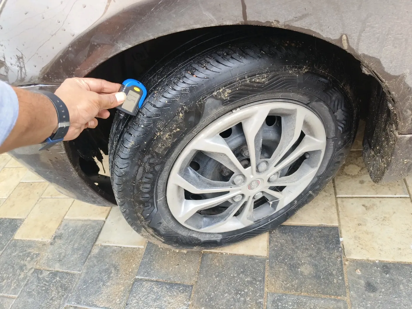 2017 Maruti Ciaz DELTA DIESEL 1.3, Diesel, Manual, 1,04,251 km, tyre