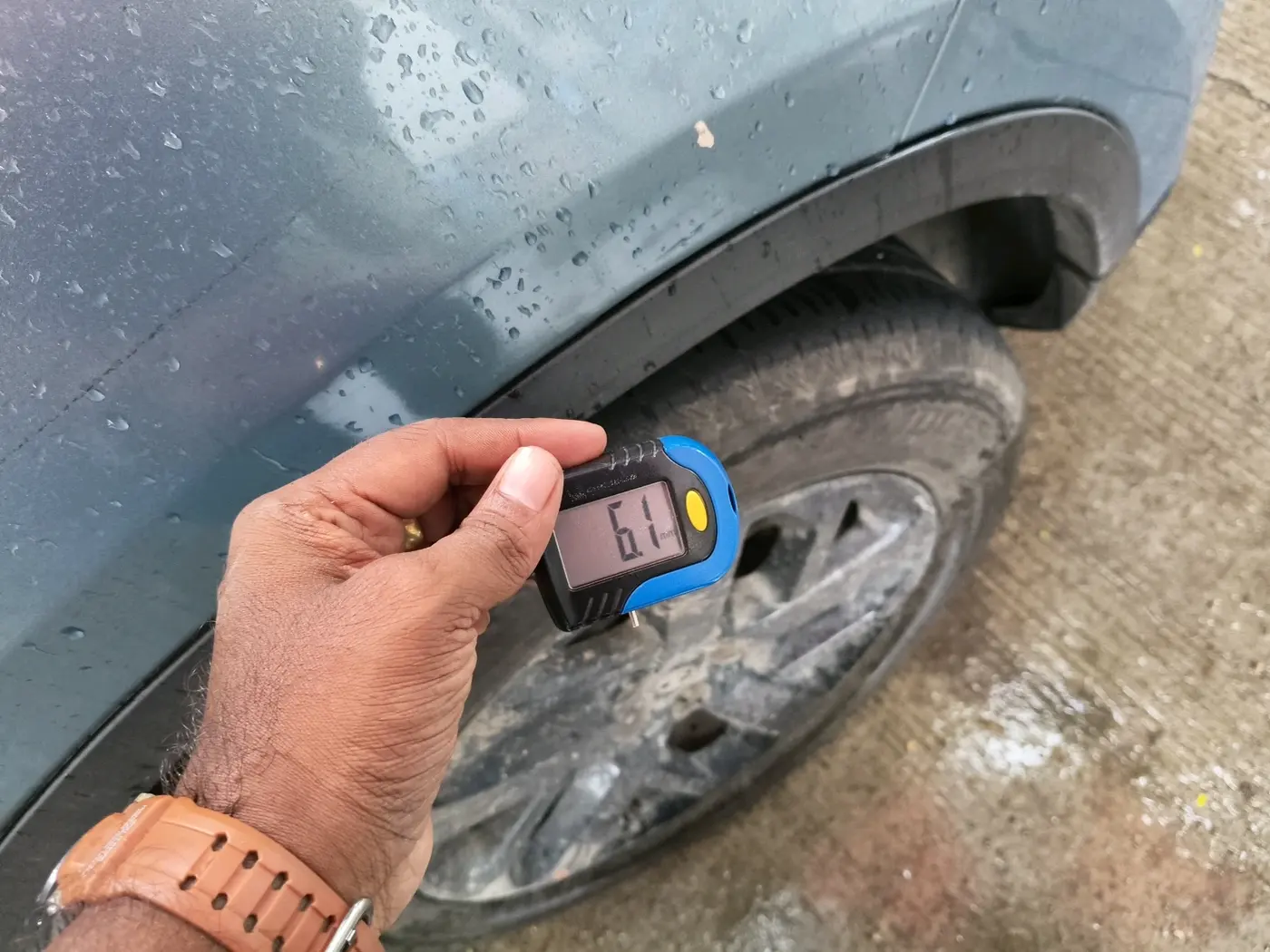 2021 Tata Safari XZA PLUS, Diesel, Automatic, 68,767 km, tyre