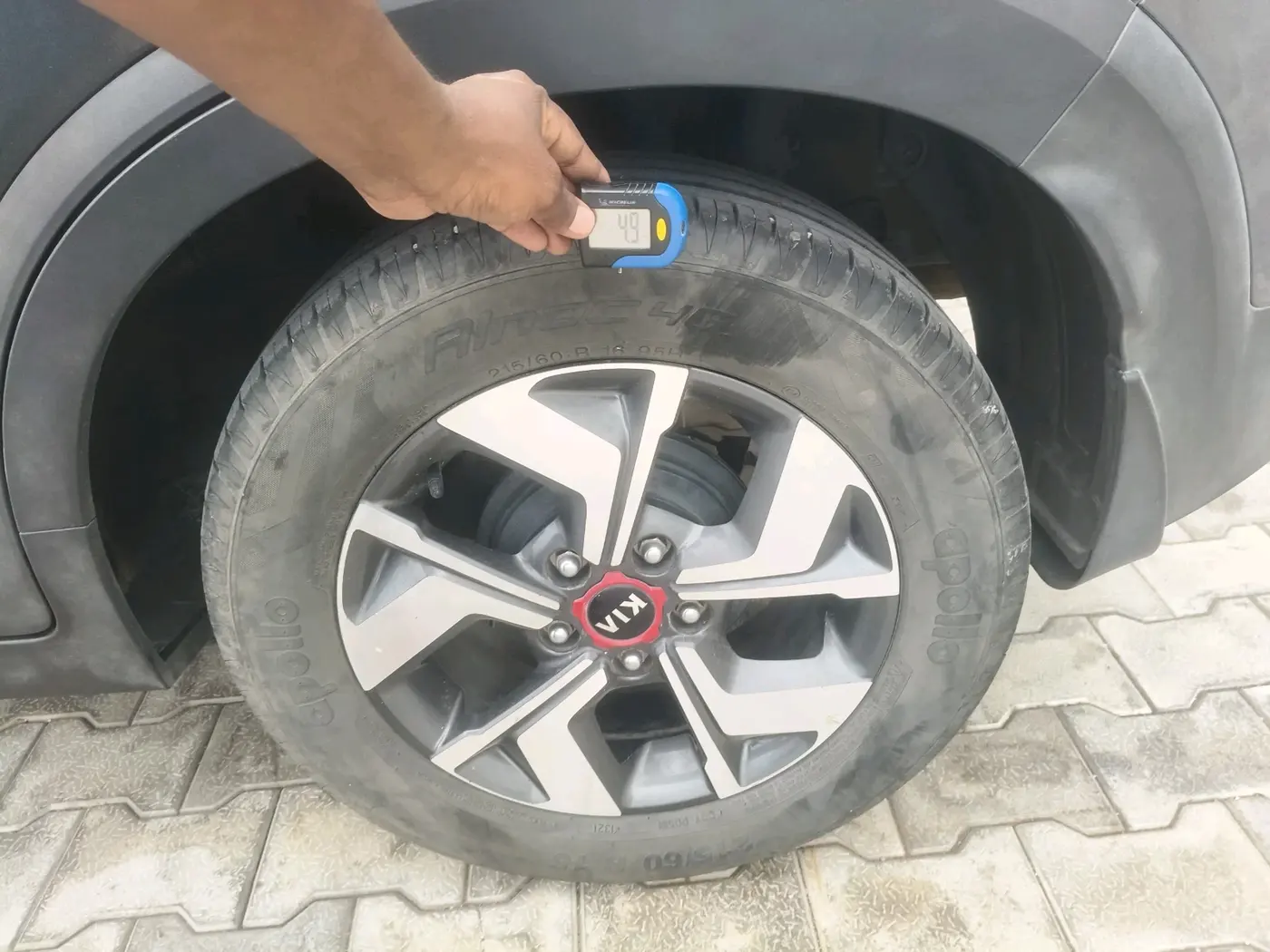 2021 KIA SONET HTX 1.5, Diesel, Manual, 34,179 km, tyre
