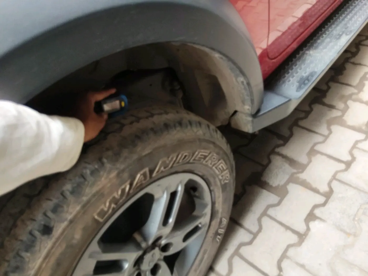 2021 Mahindra Thar LX PETROL HT 4WD AT, Petrol, Automatic, 34,838 km, tyre