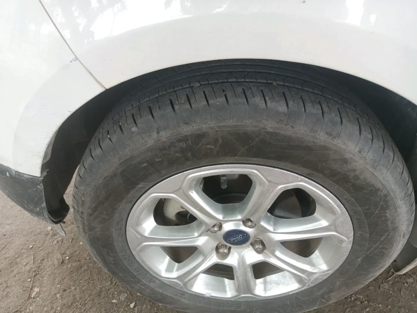 2018 Ford Ecosport TITANIUM + 1.5L PETROL AT, Petrol, Automatic, 45,842 km, tyre