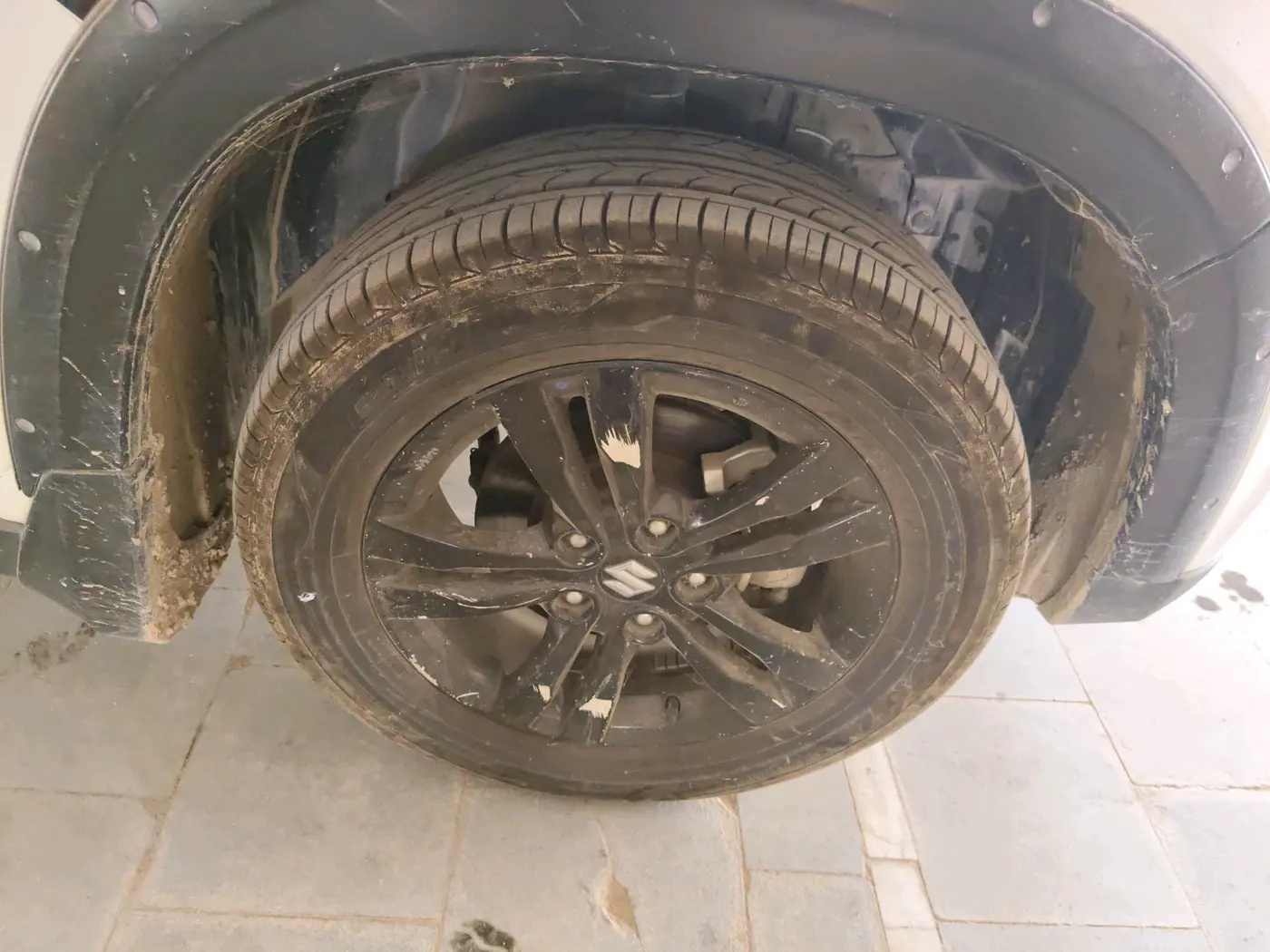 2019 Maruti Vitara Brezza ZDI, Diesel, Manual, 88,411 km, tyre