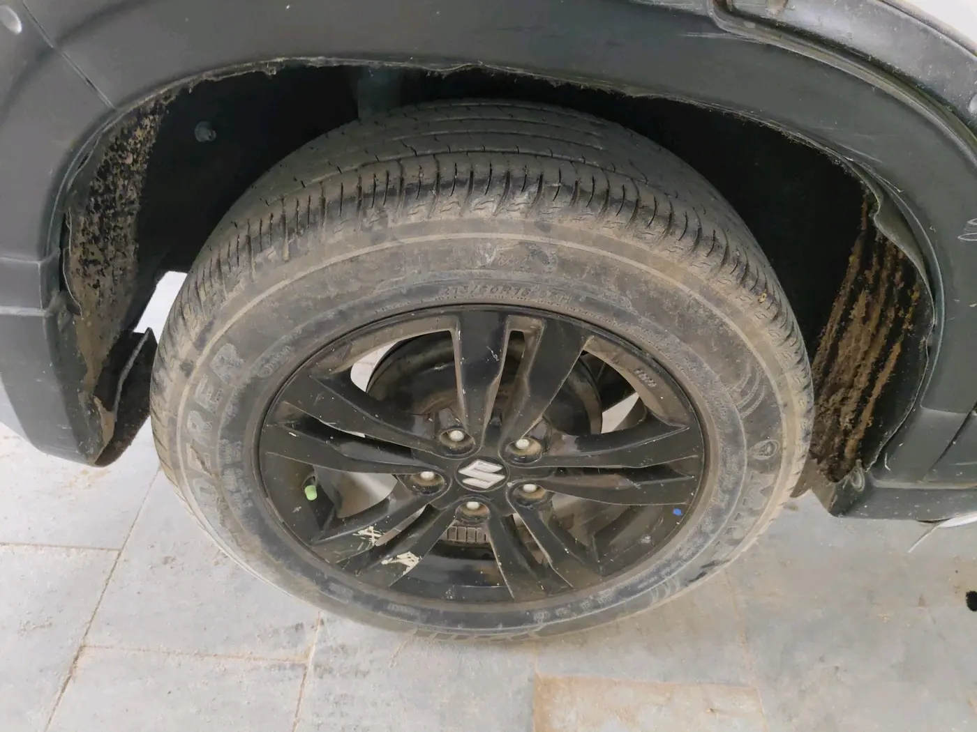 2019 Maruti Vitara Brezza ZDI, Diesel, Manual, 88,411 km, tyre