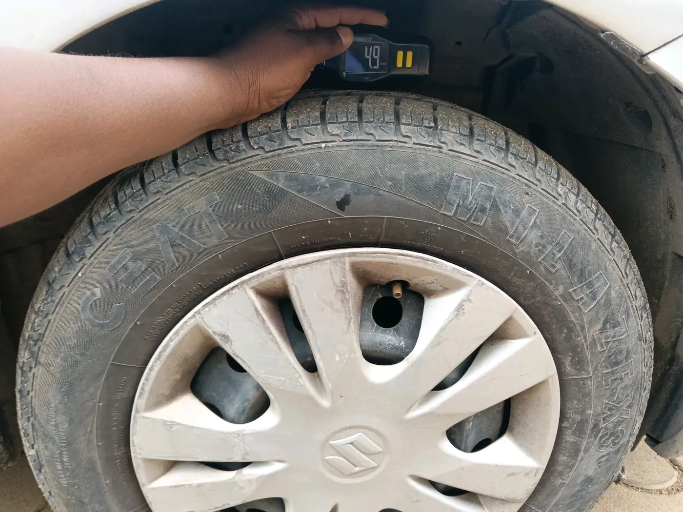 2012 Maruti Swift VDI, Diesel, Manual, 1,18,238 km, tyre