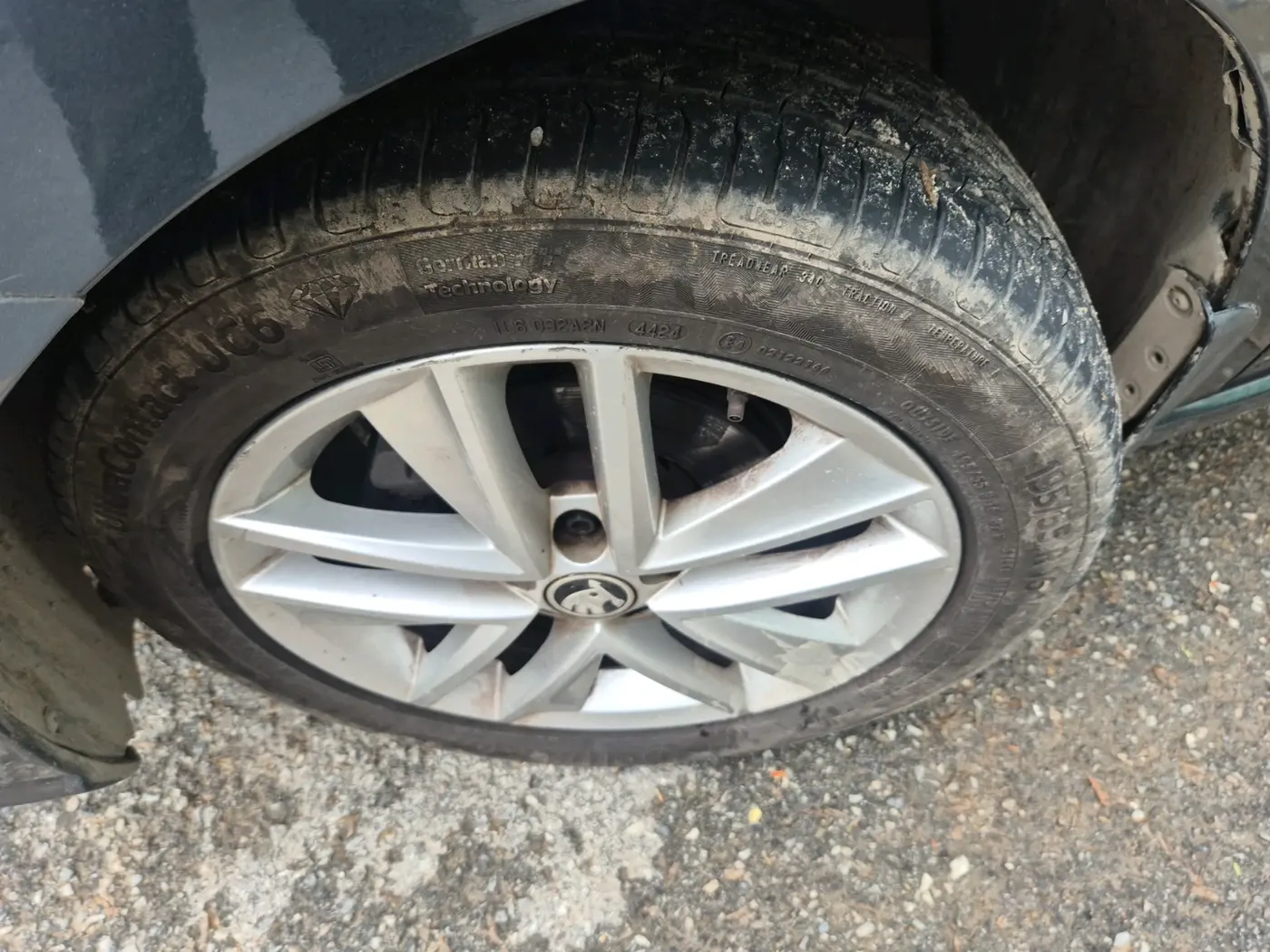 2019 Skoda Rapid STYLE 1.6 MPI AT, Petrol, Automatic, 91,061 km, tyre