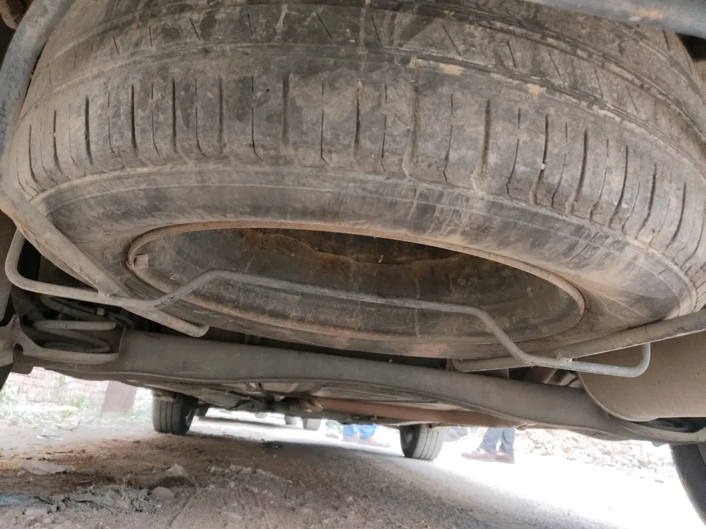 2021 Maruti Ertiga VXI CNG, CNG, Manual, 1,49,838 km, tyre