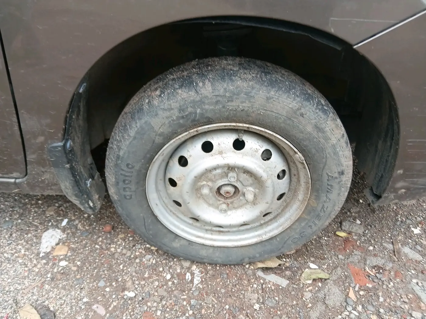 2018 Maruti Wagon R 1.0 LXI CNG, CNG, Manual, 46,021 km, tyre