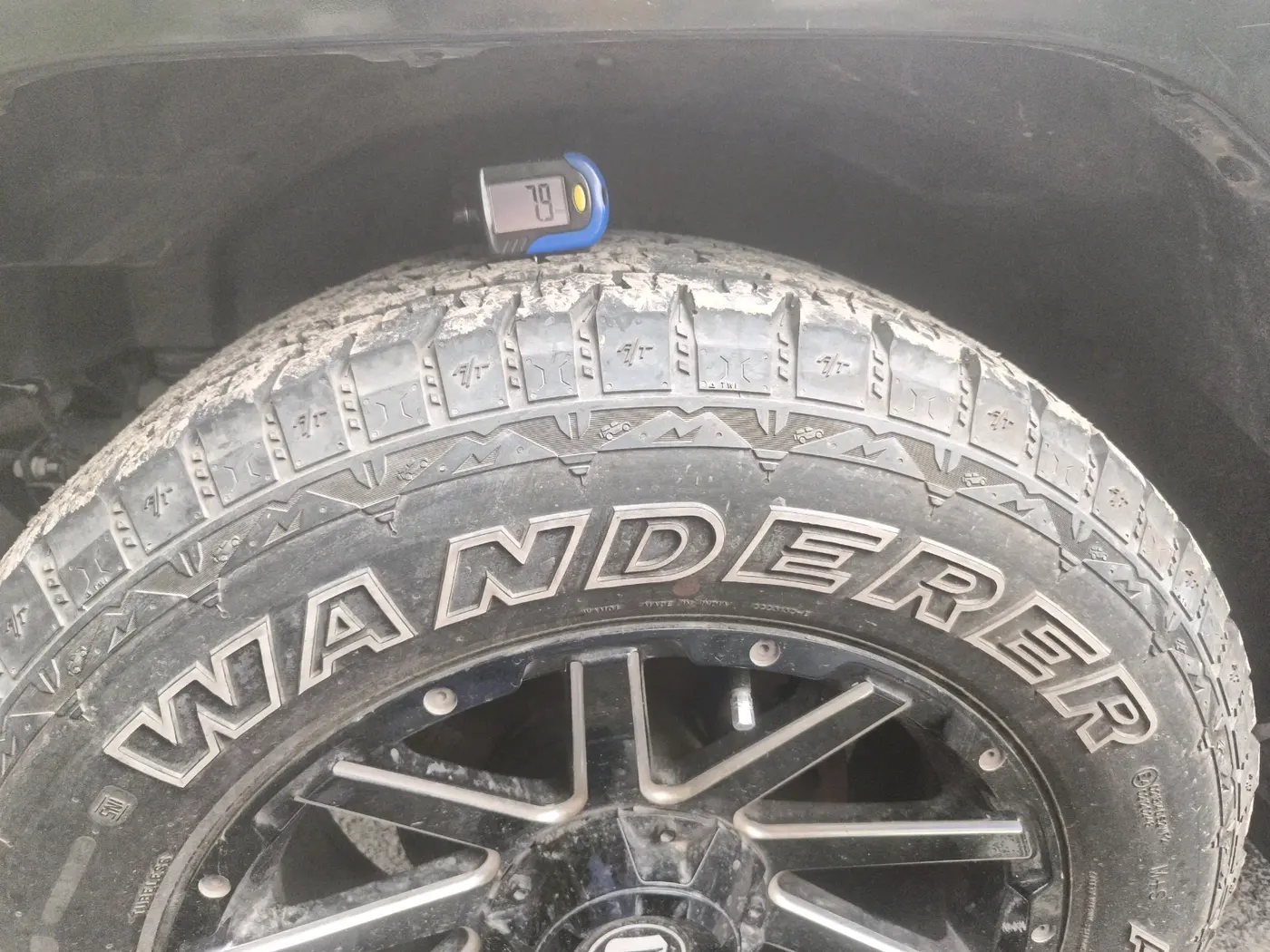 2024 Mahindra Thar LX P 2WD AT HT, Petrol, Automatic, 3,665 km, tyre