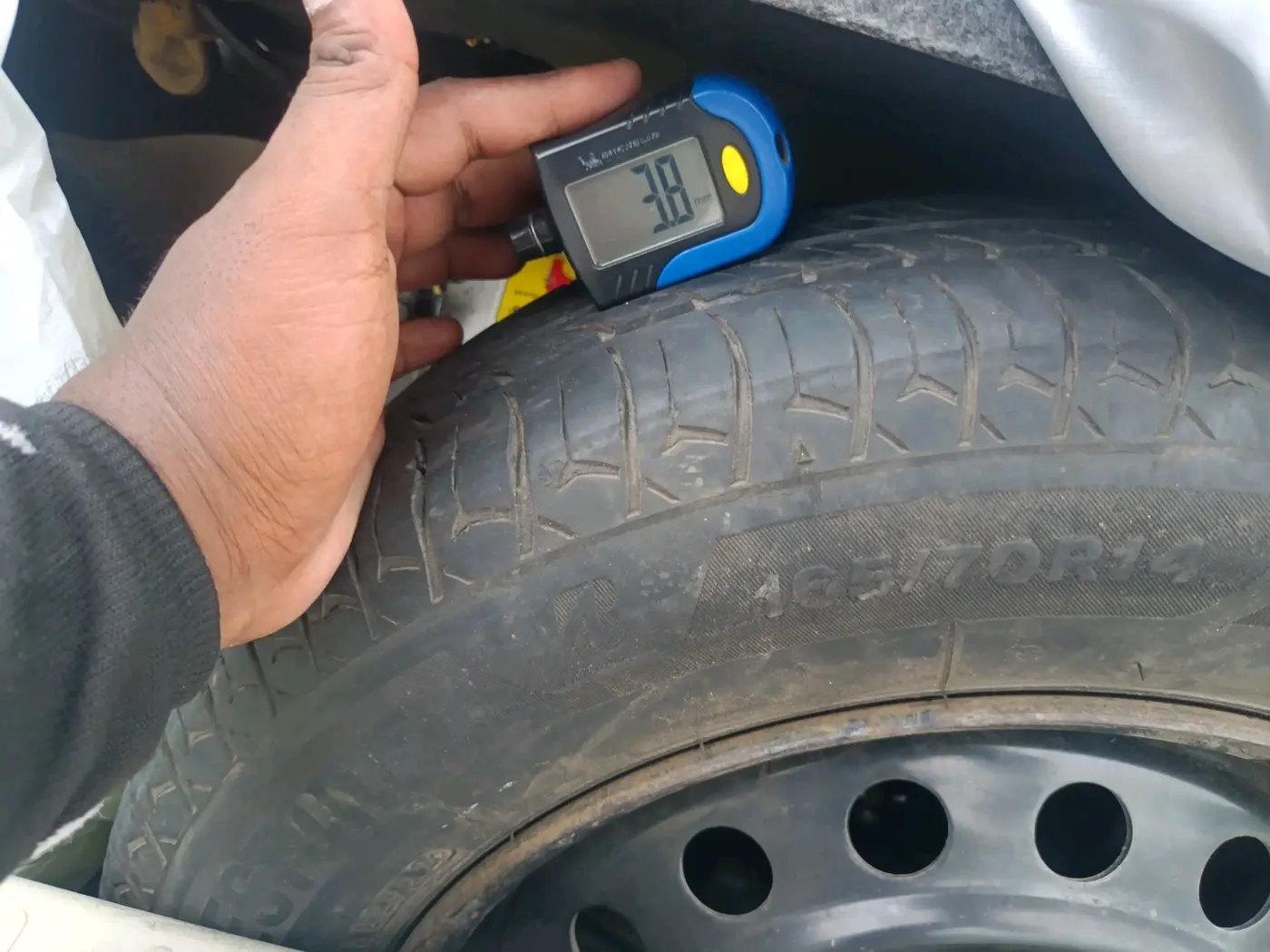 2018 Maruti Celerio VXI CNG, CNG, Manual, 1,09,226 km, tyre