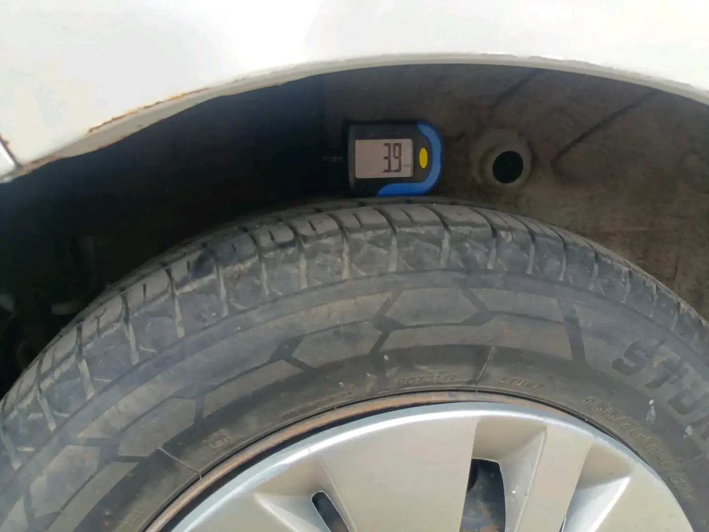2018 Maruti Celerio VXI CNG, CNG, Manual, 1,09,226 km, tyre