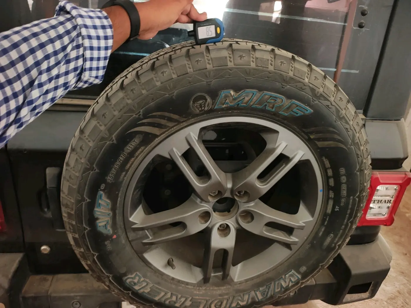 2023 Mahindra Thar LX HARD TOP 4WD MT, Diesel, Manual, 71,559 km, tyre