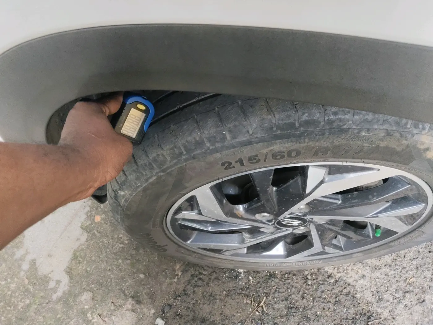 2021 Hyundai Creta SX (O) AT 1.5 DIESEL, Diesel, Automatic, 73,116 km, tyre