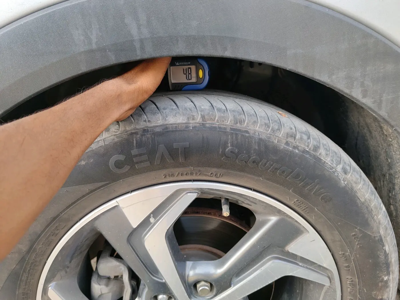 2019 Hyundai Creta SX AT 1.6 DIESEL, Diesel, Automatic, 1,01,123 km, tyre