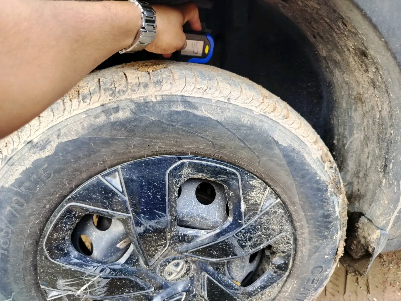 2023 Tata PUNCH ADVENTURE MT, Petrol, Manual, 58,664 km, tyre