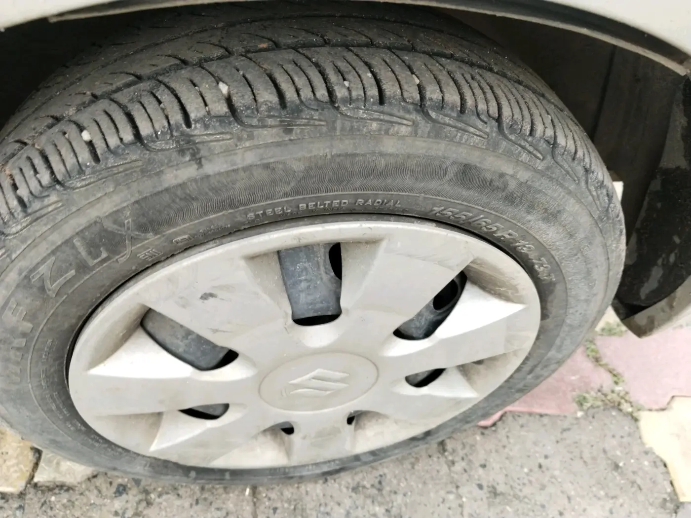2019 Maruti Alto K10 VXI, Petrol, Manual, 1,43,724 km, tyre