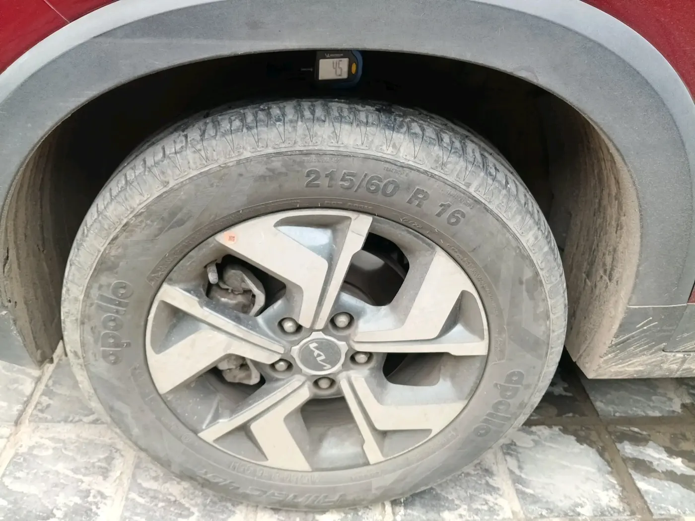 2022 KIA SONET HTX 1.5 AT, Diesel, Automatic, 43,433 km, tyre