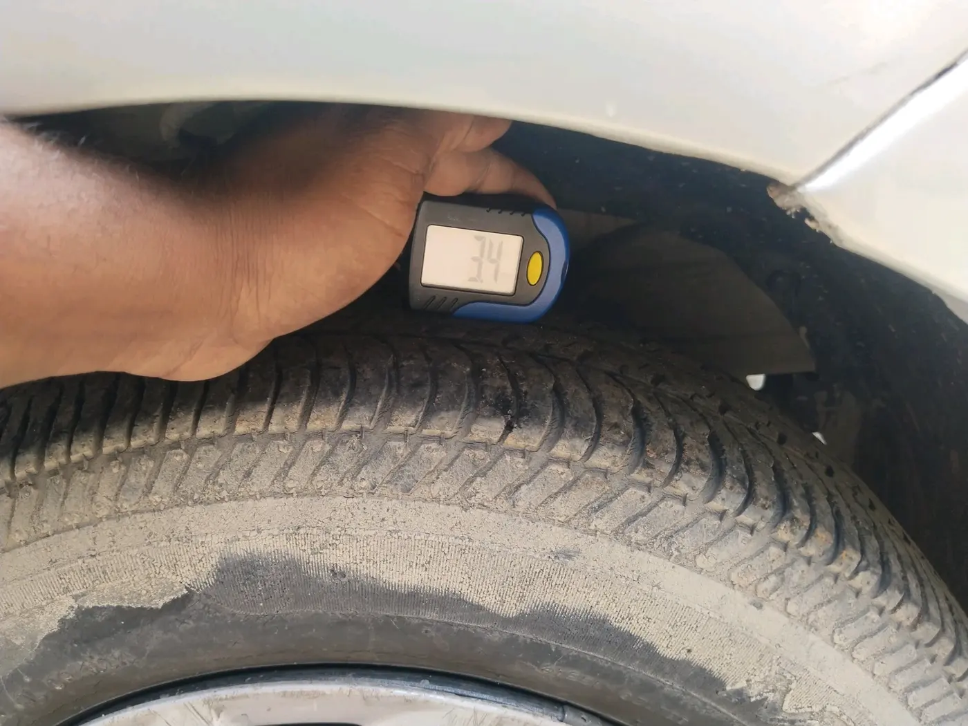2019 Maruti Dzire VXI, CNG, Manual, 77,797 km, tyre