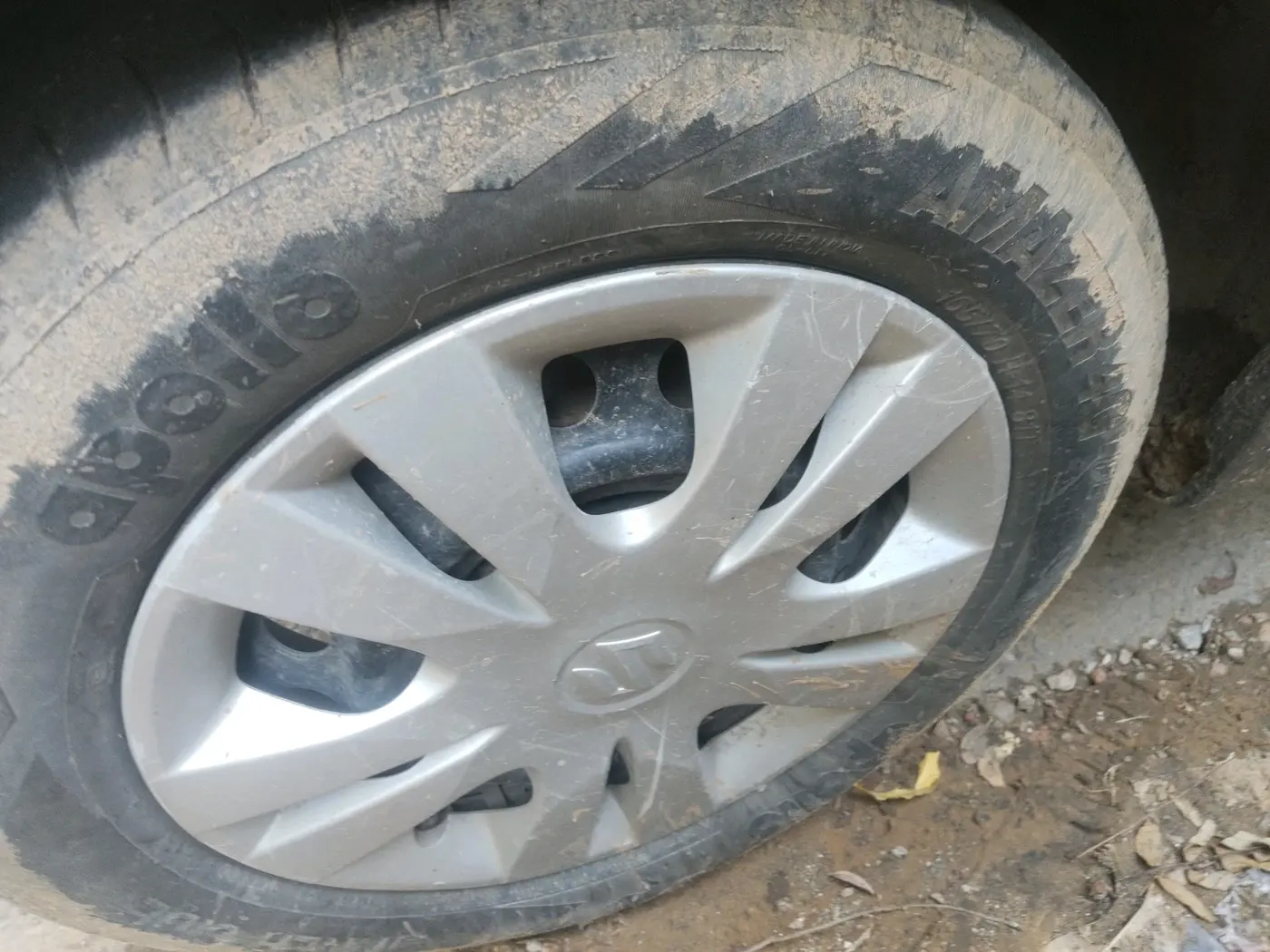 2015 Maruti Celerio VXI, CNG, Manual, 1,57,358 km, tyre