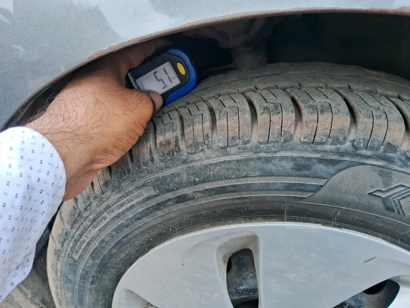 2018 Maruti Celerio VXI CNG, CNG, Manual, 84,392 km, tyre