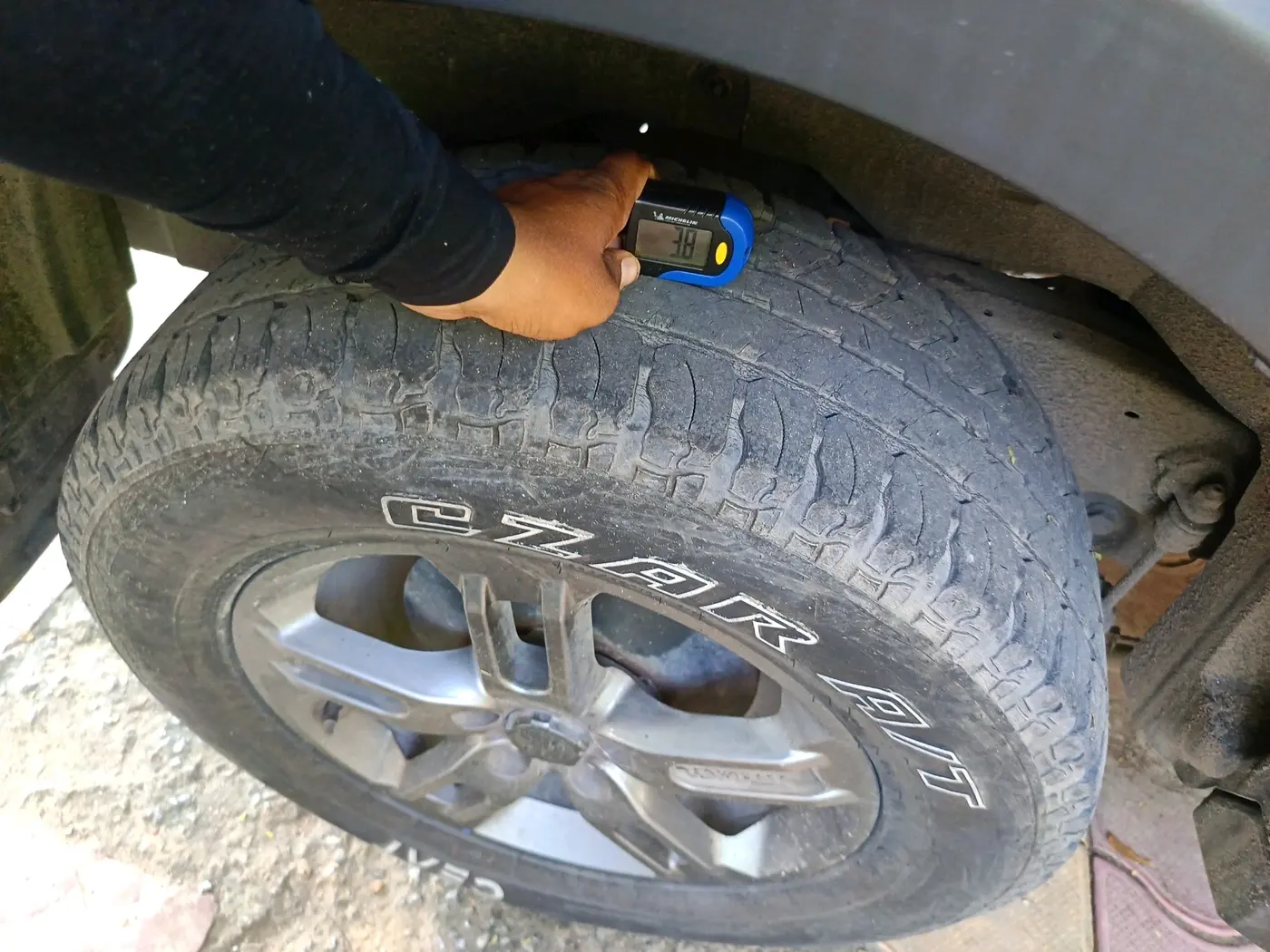 2021 Mahindra Thar LX PETROL HT 4WD AT, Petrol, Automatic, 47,851 km, tyre
