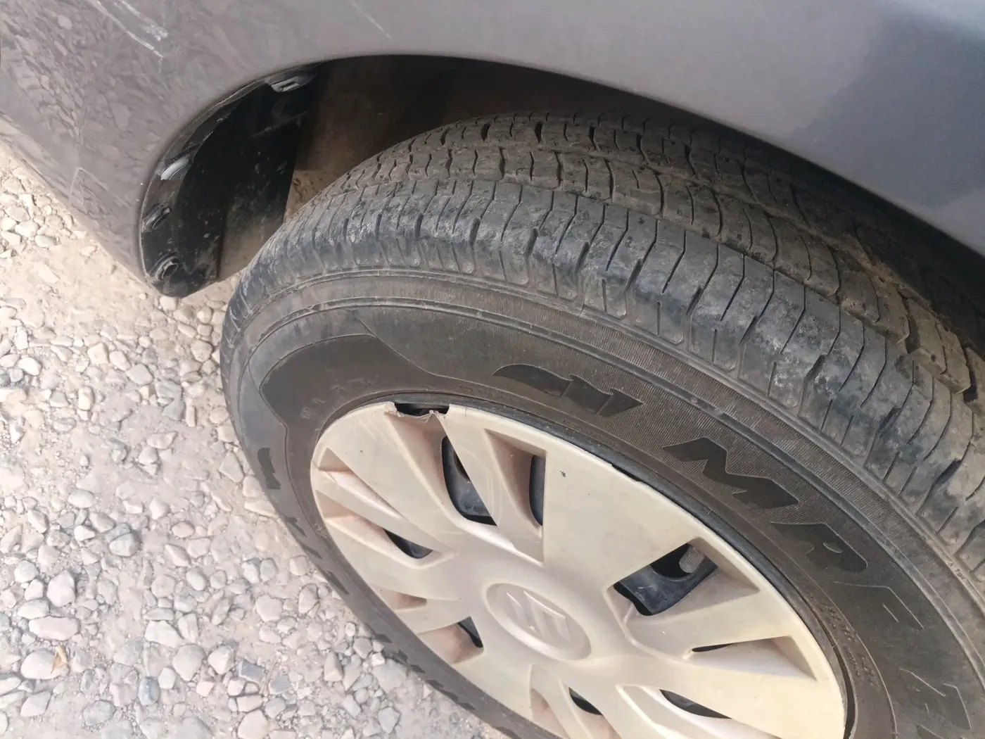 2012 Maruti Swift Dzire VXI, Petrol, Manual, 1,10,431 km, tyre