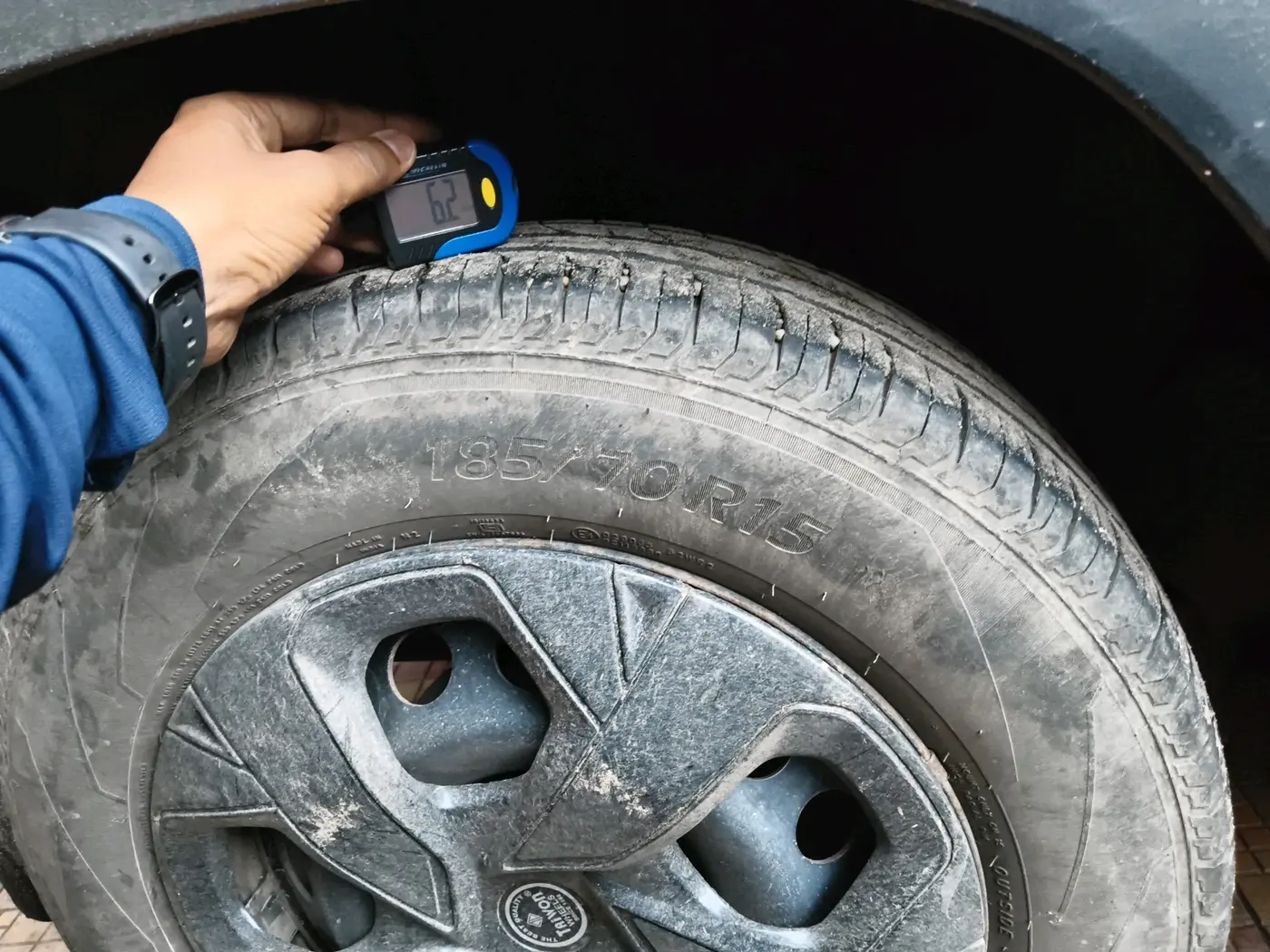 2022 Tata PUNCH ADVENTURE MT, Petrol, Manual, 38,621 km, tyre