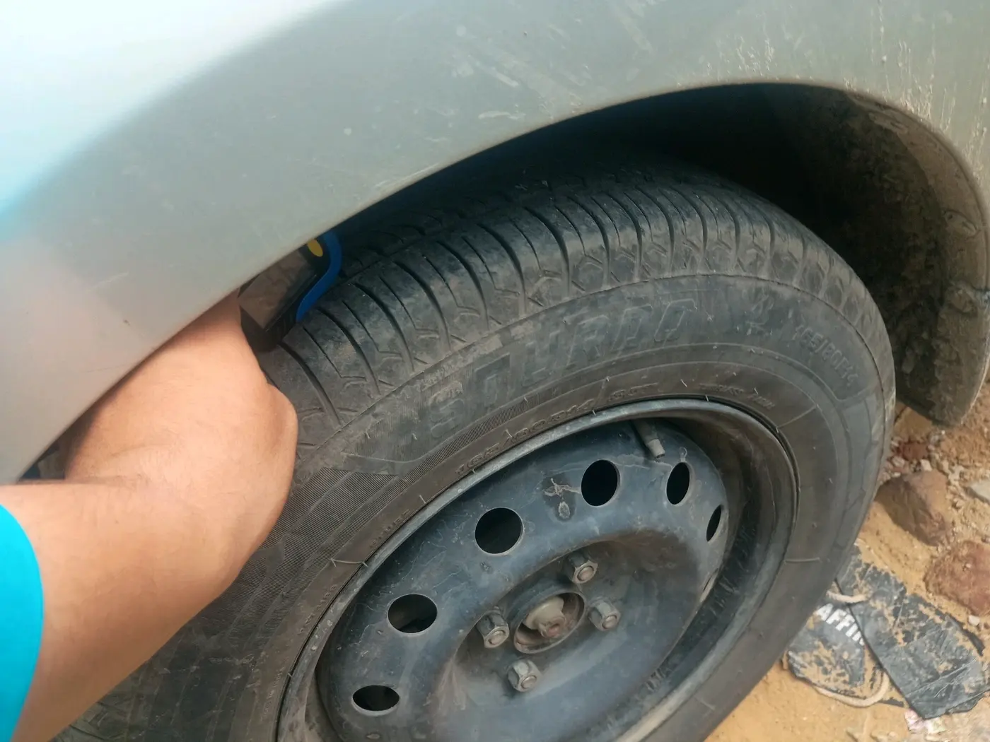 2020 Maruti Dzire VXI, Petrol, Manual, 70,363 km, tyre