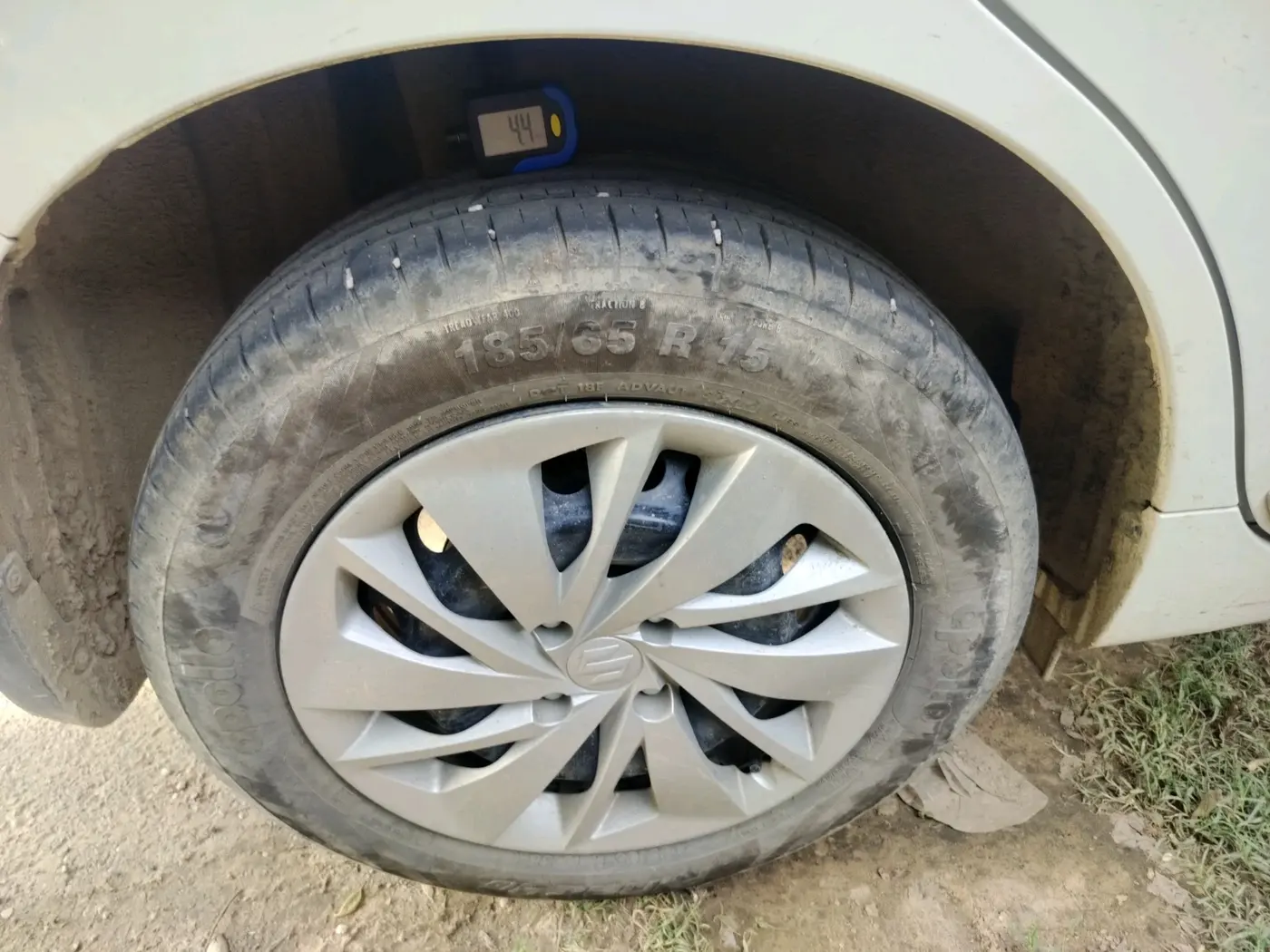 2025 Maruti Baleno DELTA CNG 1.2L, CNG, Manual, 33,536 km, tyre