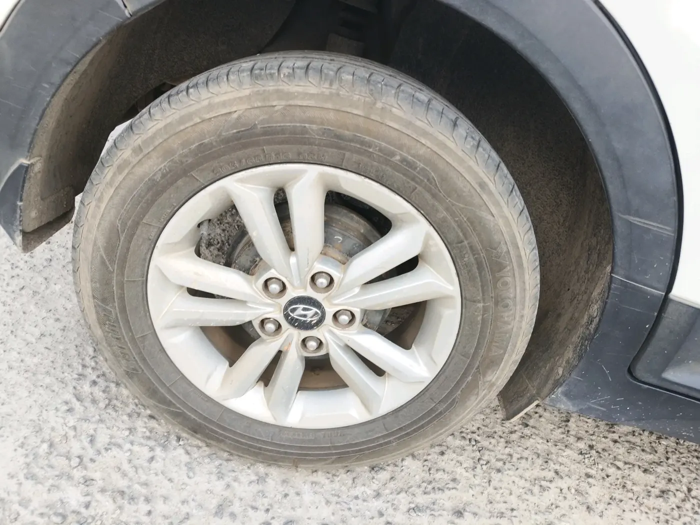 2017 Hyundai Creta E PLUS 1.4 DIESEL, Diesel, Manual, 1,56,246 km, tyre
