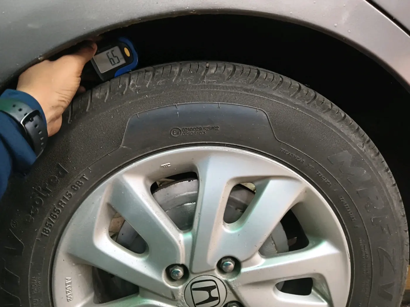 2014 Honda Mobilio 1.5L I-DTEC V, Diesel, Manual, 79,239 km, tyre