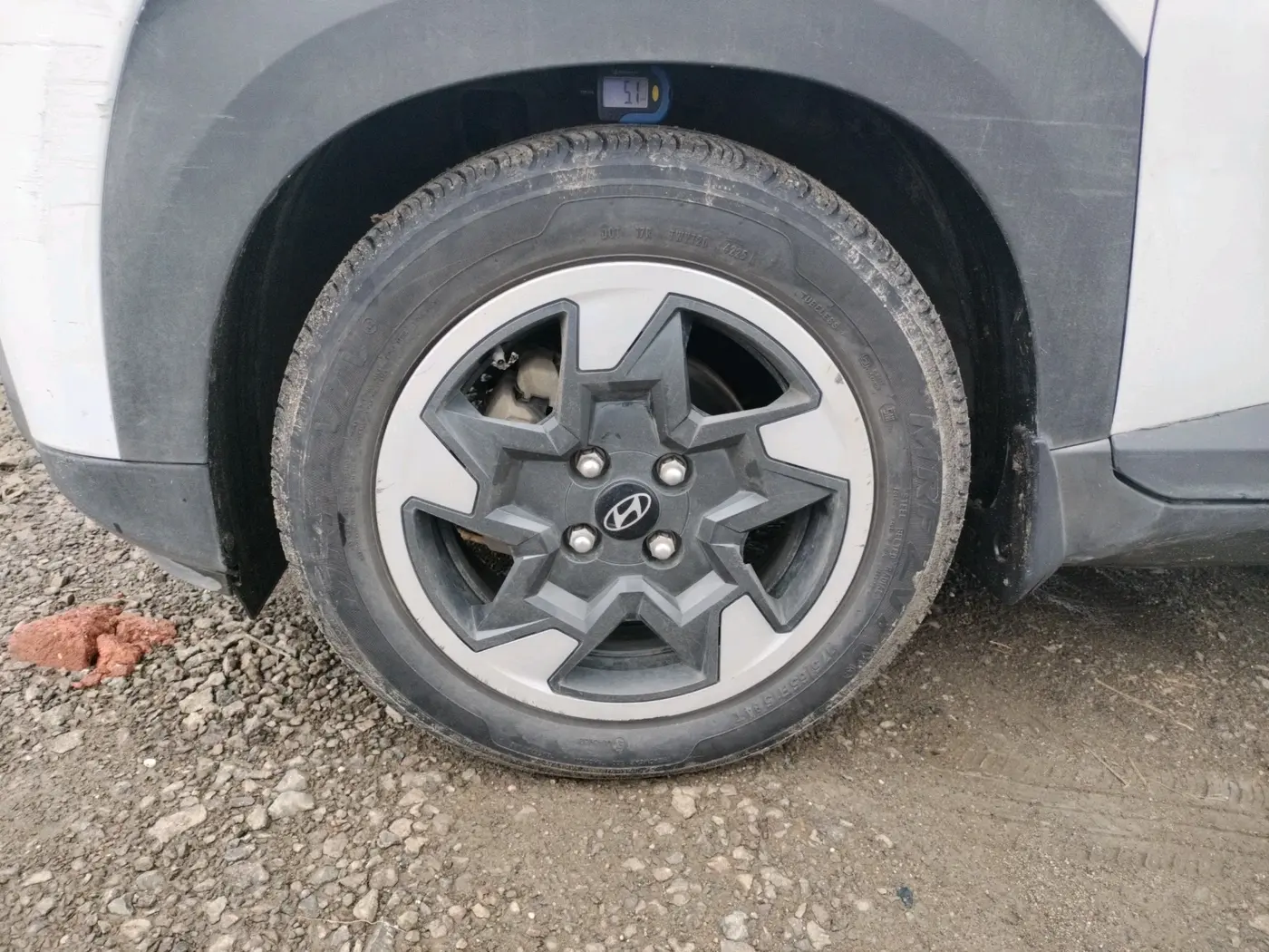 2024 Hyundai EXTER SX 1.2 MT Hy-CNG Duo , CNG, Manual, 49,123 km, tyre