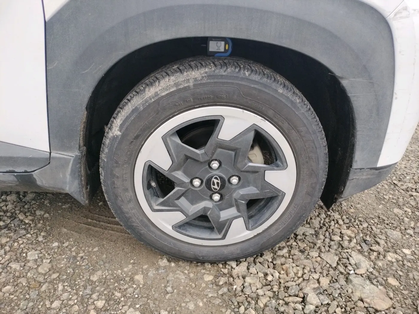 2024 Hyundai EXTER SX 1.2 MT Hy-CNG Duo , CNG, Manual, 49,123 km, tyre