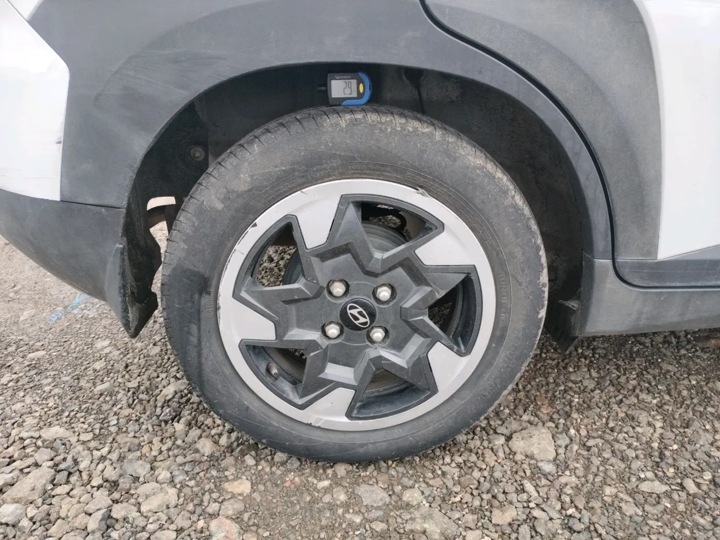 2024 Hyundai EXTER SX 1.2 MT Hy-CNG Duo , CNG, Manual, 49,123 km, tyre