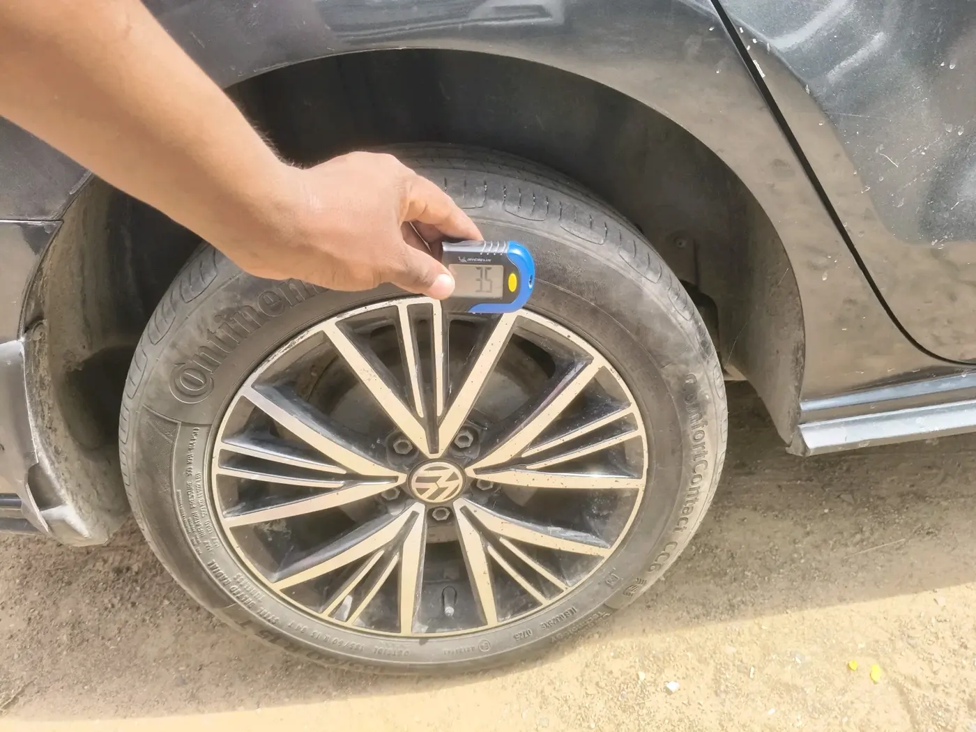 2020 Volkswagen Vento COMFORTLINE 1.0L TSI, Petrol, Manual, 1,32,058 km, tyre