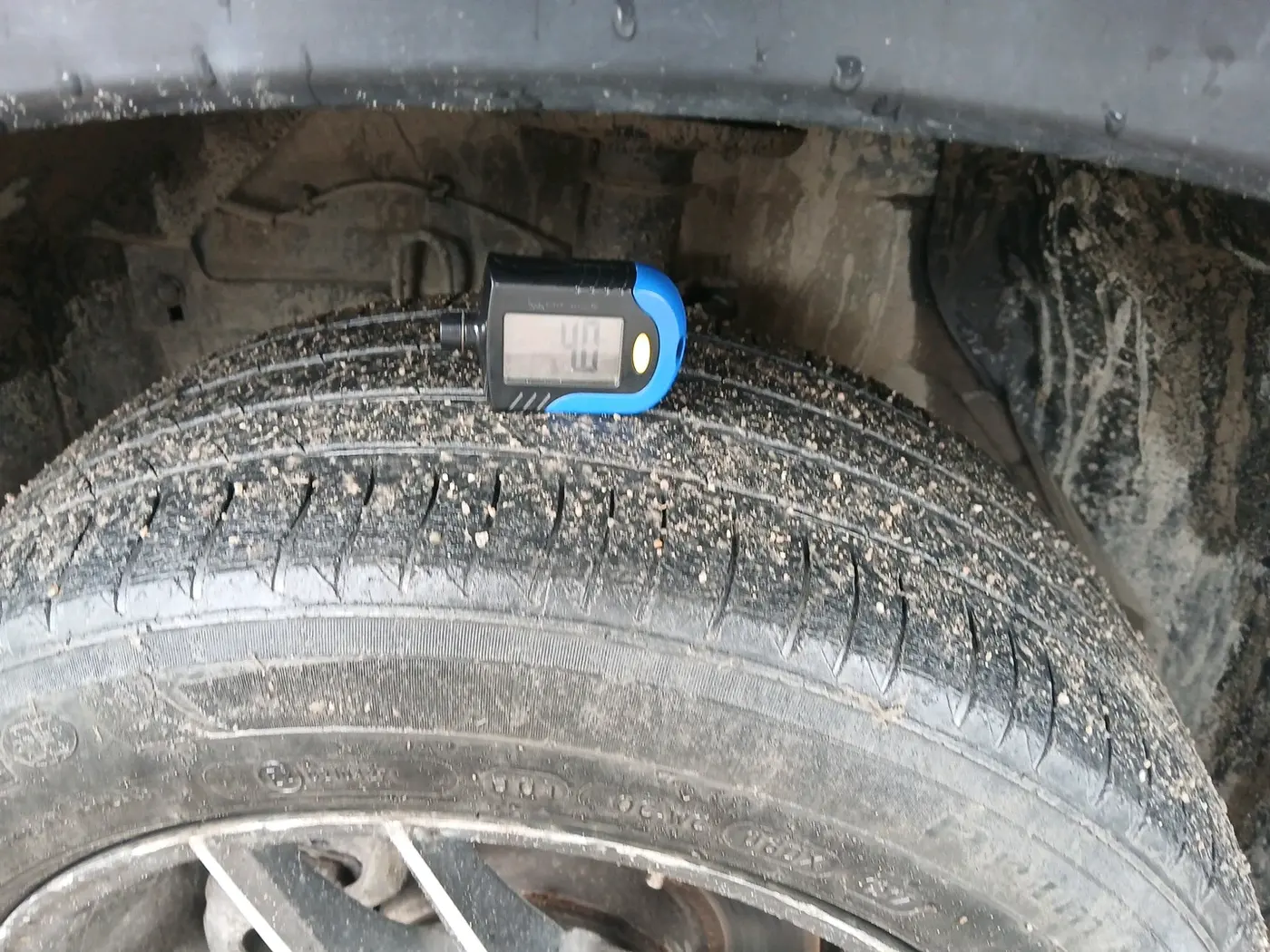 2021 Maruti Vitara Brezza LXI, Petrol, Manual, 89,520 km, tyre