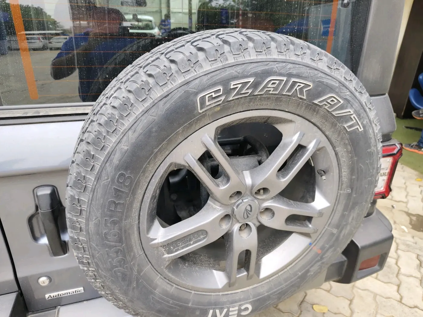 2021 Mahindra Thar LX PETROL HT 4WD AT, Petrol, Automatic, 68,256 km, tyre