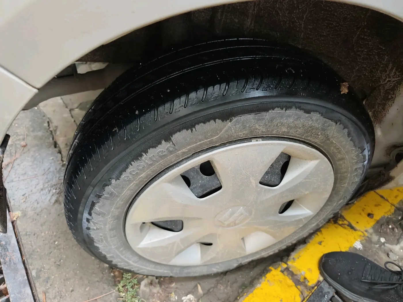 2023 Maruti New Wagon-R VXI 1.0 AMT, Petrol, Automatic, 45,566 km, tyre