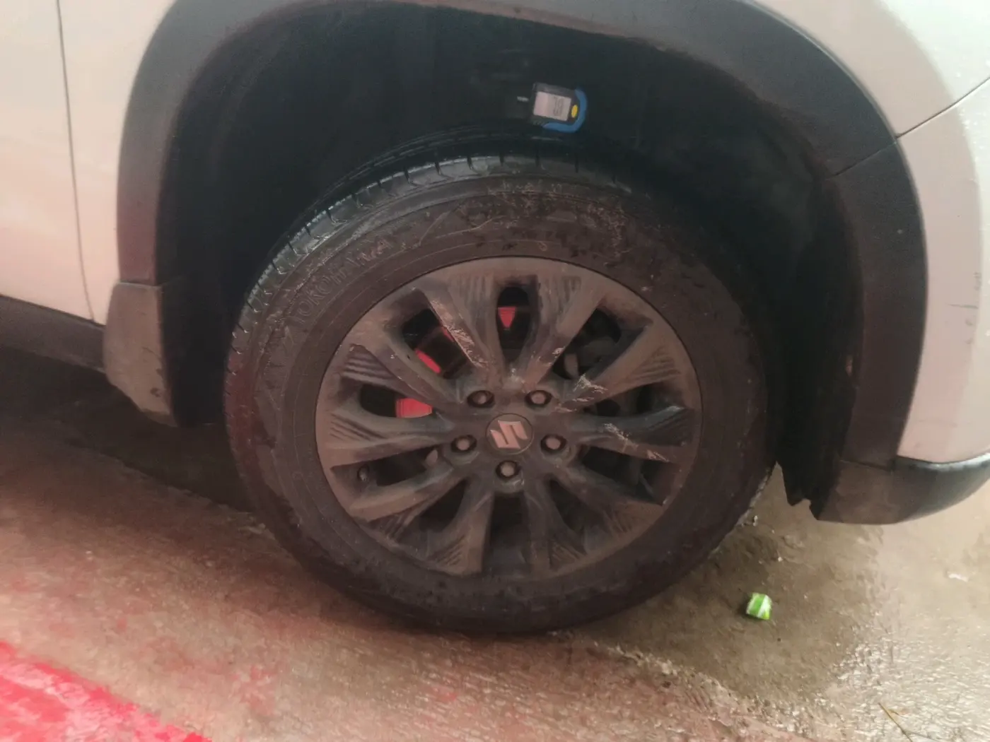 2021 Maruti Vitara Brezza ZXI, CNG, Manual, 59,431 km, tyre