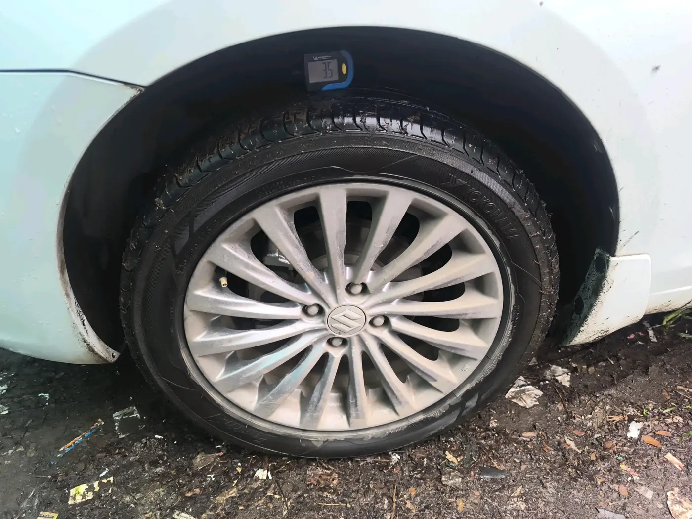 2018 Maruti Ciaz ALPHA 1.4 PETROL, Petrol, Manual, 1,36,924 km, tyre