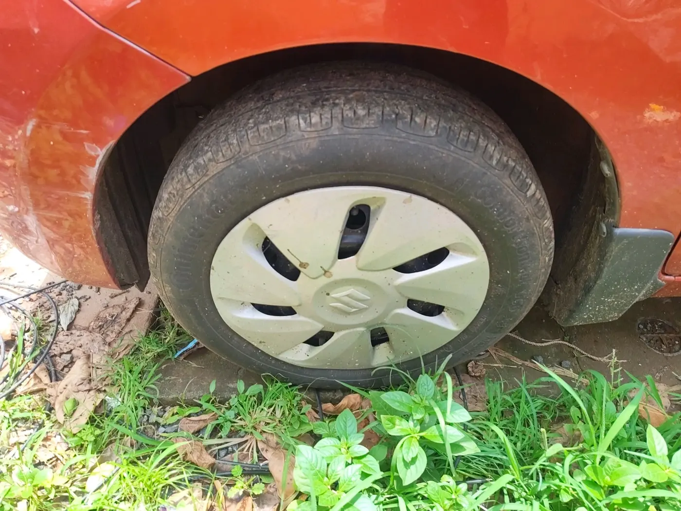 2014 Maruti Celerio VXI AMT, Petrol, Automatic, 95,288 km, tyre