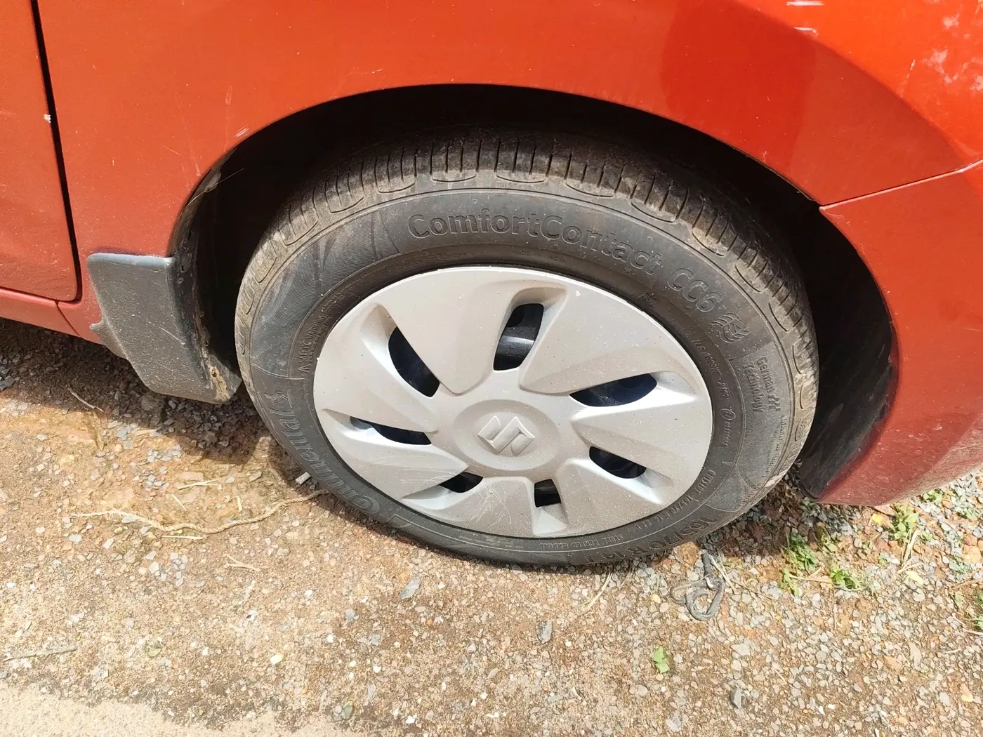 2014 Maruti Celerio VXI AMT, Petrol, Automatic, 95,288 km, tyre