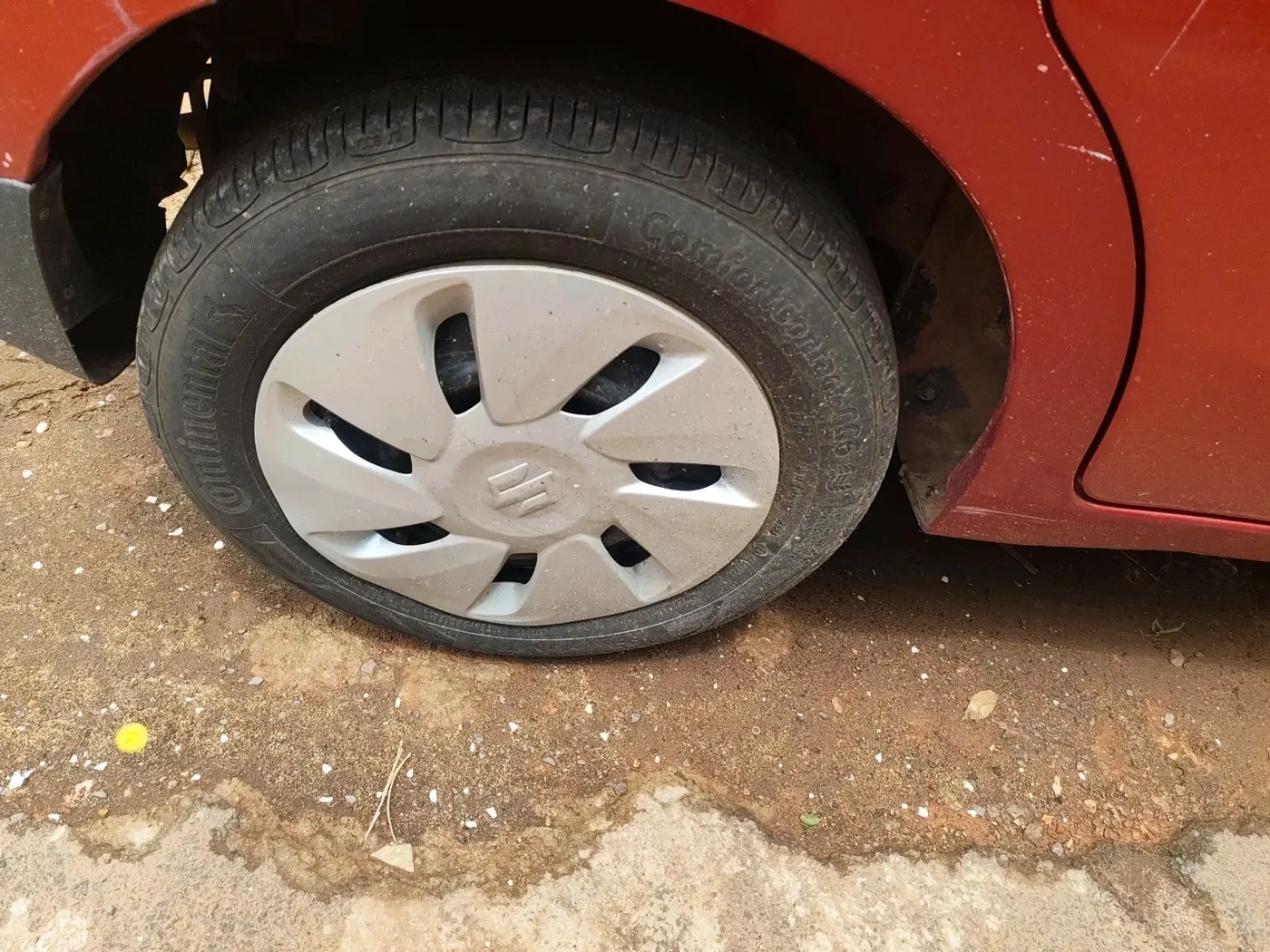 2014 Maruti Celerio VXI AMT, Petrol, Automatic, 95,288 km, tyre