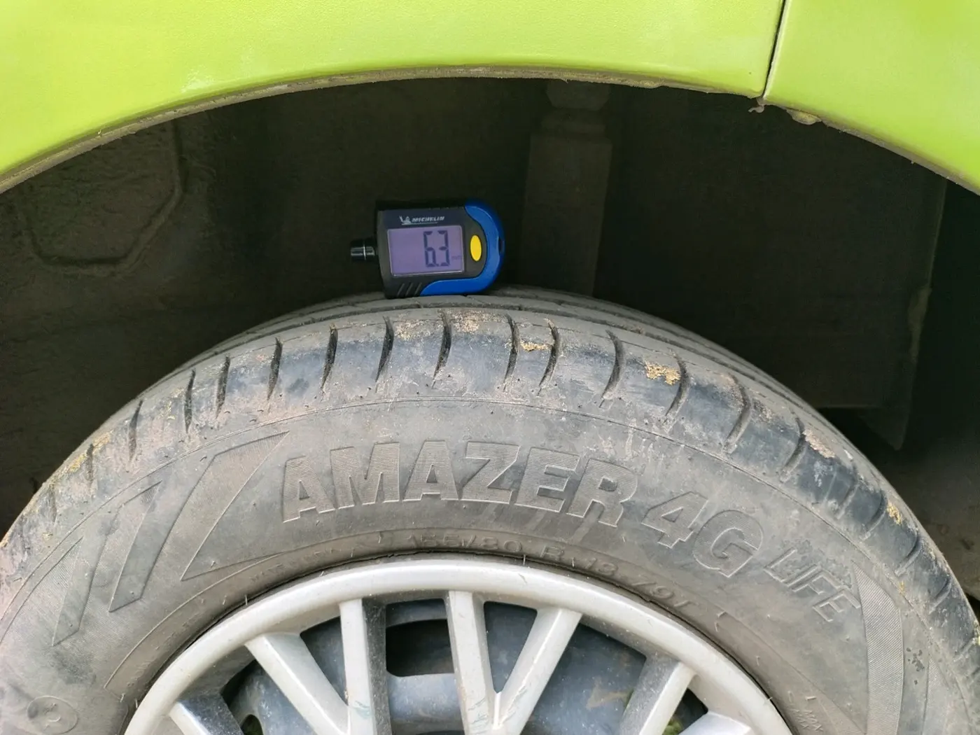 2016 Datsun Redi Go T (O), Petrol, Manual, 50,425 km, tyre