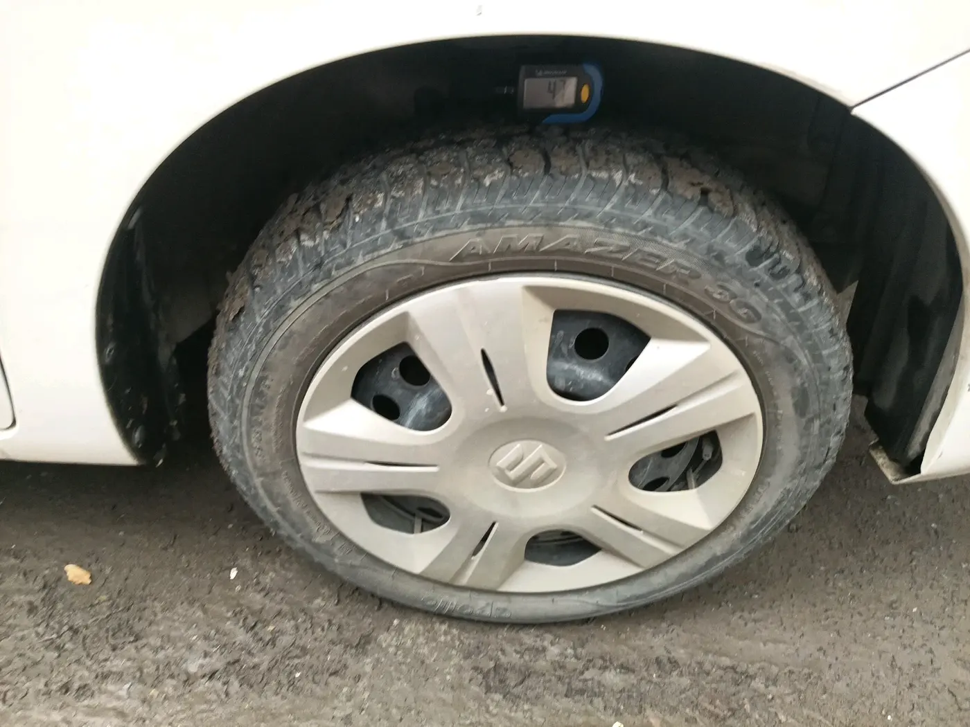 2015 Maruti Wagon R 1.0 VXI, Petrol, Manual, 15,091 km, tyre