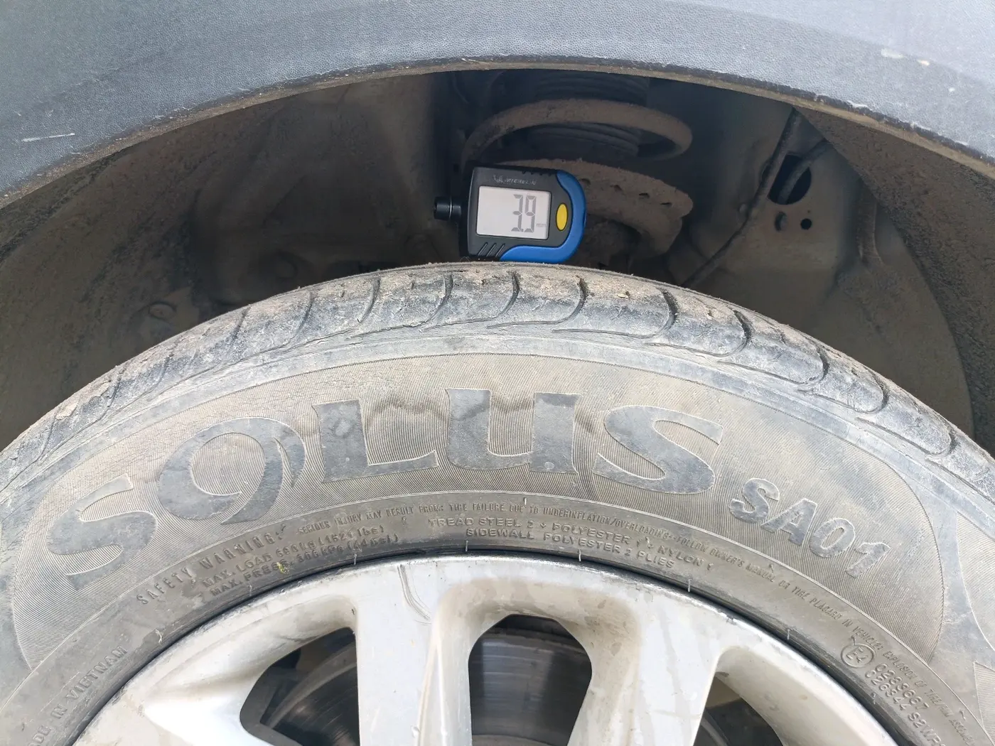 2018 Hyundai Creta S 1.4 DIESEL, Diesel, Manual, 74,584 km, tyre